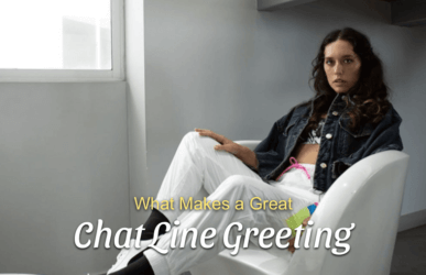 How to Record a Chat Line Greeting Image